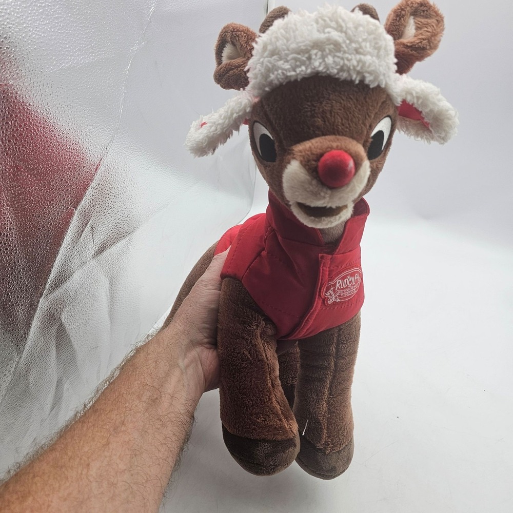 Dan Dee Collector's Choice Rudolph Reindeer Plush Toy Medium Red Vest Christmas